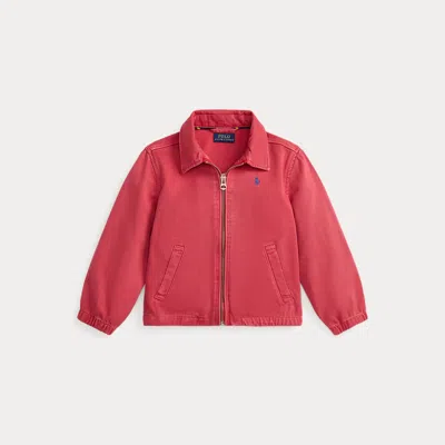 Polo Ralph Lauren Kids' Ralph Lauren The Bayport Cotton Chino Jacket In Red