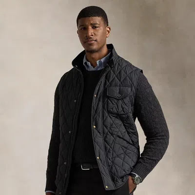 Polo Ralph Lauren Ralph Lauren The Beaton Quilted Vest In Black