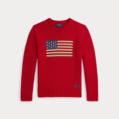 POLO RALPH LAUREN RALPH LAUREN THE ICONIC FLAG SWEATER