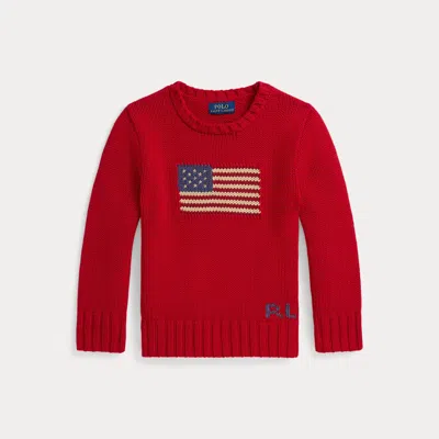 POLO RALPH LAUREN RALPH LAUREN THE ICONIC FLAG SWEATER
