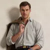 Polo Ralph Lauren The Iconic Oxford Button-down Shirt In Gray