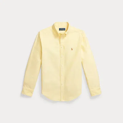 Polo Ralph Lauren Kids' Ralph Lauren The Iconic Oxford Shirt In Yellow