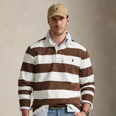 Polo Ralph Lauren Ralph Lauren The Iconic Rugby Shirt In Brown