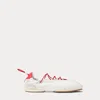 Polo Ralph Lauren Ralph Lauren The Nylon Lace-up Ballerina Sneaker In White