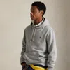 Polo Ralph Lauren Fleece Back Cotton Hoodie In Andover Heather