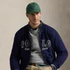 Polo Ralph Lauren Ralph Lauren The Rl Fleece Western-logo Jacket In Blue