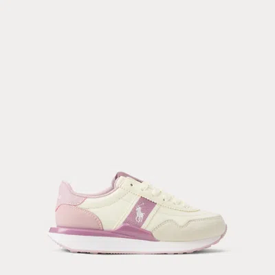 Polo Ralph Lauren Kids' Ralph Lauren Train 89 Color-blocked Sneaker In Pink