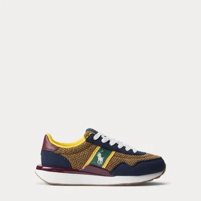 Polo Ralph Lauren Kids' Ralph Lauren Train 89 Herringbone Ps Sneaker In Multi