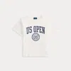 Polo Ralph Lauren Ralph Lauren Us Open Crest Cotton Jersey Tee In White