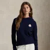 Polo Ralph Lauren Ralph Lauren U.s. Ryder Cup Waffle-knit Hoodie In Blue