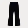 Polo Ralph Lauren Ralph Lauren Velvet Flare Legging In Blue