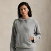Polo Ralph Lauren Ralph Lauren Waffle-knit Hoodie In Gray