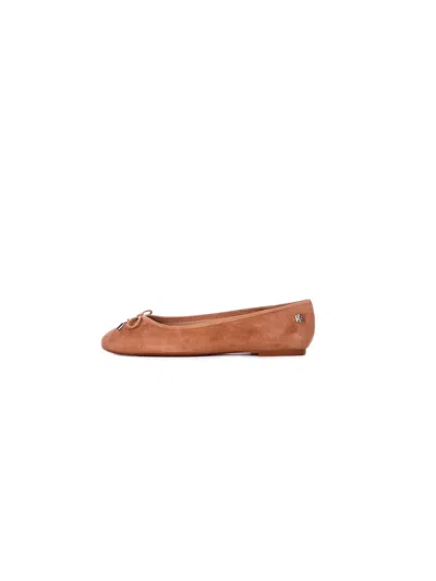 Polo Ralph Lauren Ralph Lauren Woman Dancers 802943066 001 Jayna-flats-ballet Camel In Orange