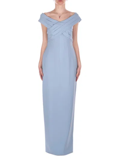 Polo Ralph Lauren Ralph Lauren Woman Dress 253936391 008 Irene Long Sleeve Gown Blue