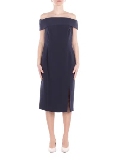 Polo Ralph Lauren Ralph Lauren Woman Dress 253982166 005 Woven Bodycon Dresses Navy In Transparent