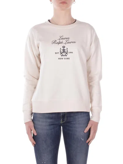 Polo Ralph Lauren Ralph Lauren Woman Knit 200p03726 002 Kappy Long Sleeve Sweatshirt Cream In Yellow