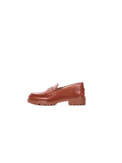 Polo Ralph Lauren Ralph Lauren Woman Mocassini 802967752 002 Marli-flats-loafer Tan In Brown