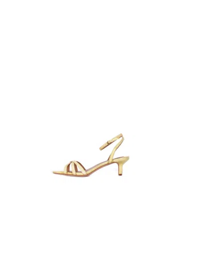 Polo Ralph Lauren Ralph Lauren Woman Sandals 802p06395 003 Heel Sandal Kendyl Lemon In Other