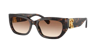 Polo Ralph Lauren Ralph Lauren Woman Sunglass Rl8222 The Bridget In Brown Gradient