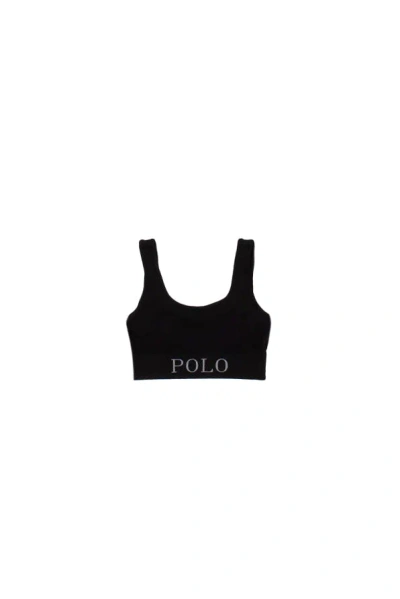 Polo Ralph Lauren Ralph Lauren Woman Top 4p0299 004 Scoop Tank Black