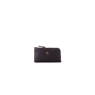 Polo Ralph Lauren Ralph Lauren Women's Wallet 432p10421 002 L Zip Crd Cs Carde Case Small Black