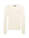 Polo Ralph Lauren Ralph Lauren Wool-cashmere Crewneck Jumper White In White