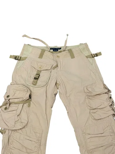 Pre-owned Polo Ralph Lauren Ralph Laurent Cargo Tactical Pant Multi Pocket 40 In Pink