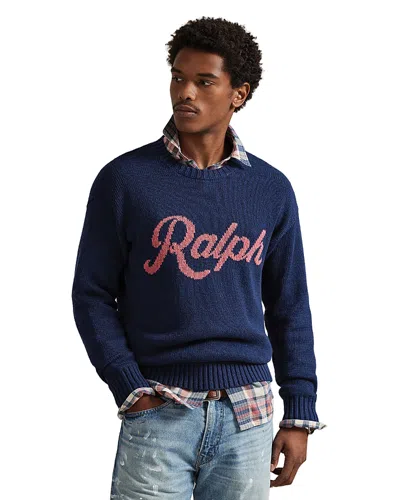 Polo Ralph Lauren Ralph Logo Sweater In Blue