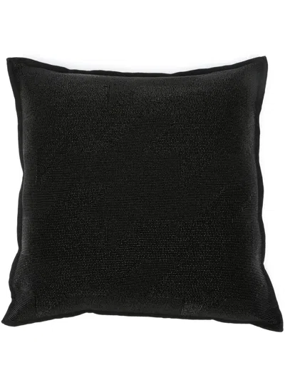 Polo Ralph Lauren Randwick Beaded Cushion In Black