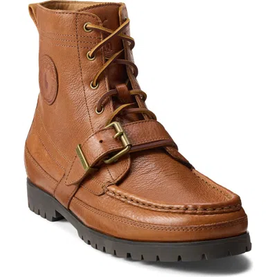 Polo Ralph Lauren Ranger Belted Boot In Brown