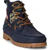 Polo Ralph Lauren Ranger Patch Work Boot In Blue