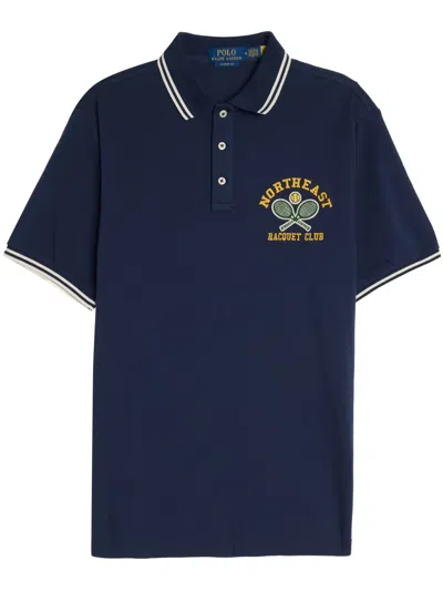 Polo Ralph Lauren Raquet Club Polo Shirt In Blue