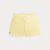 Polo Ralph Lauren Kids' Raw-hem Terry Short In Banana Peel
