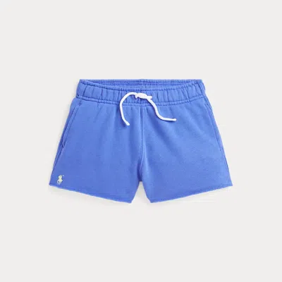 Polo Ralph Lauren Kids' Raw-hem Terry Short In Navy