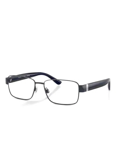 Polo Ralph Lauren Rectangle-frame Glasses In Black