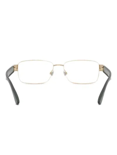 Polo Ralph Lauren Rectangle-frame Glasses In Gold