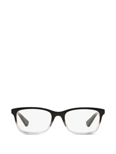 Polo Ralph Lauren Rectangle-frame Glasses In Black