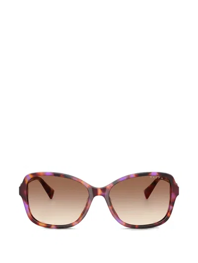 Polo Ralph Lauren Rectangle-frame Sunglasses In Brown