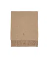 Polo Ralph Lauren Rectangular Scarf In Brown