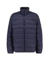 Polo Ralph Lauren Quilted Blue Recycled Polyester Puffer Jacket In Blue