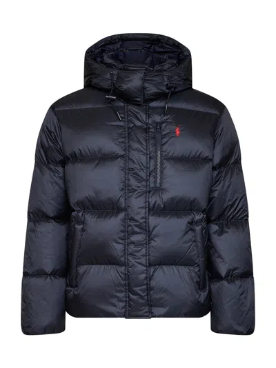 Polo Ralph Lauren Recycled Nylon Puffer Down Jacket In Blue