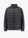 Polo Ralph Lauren Down Jacket Featuring Adjustable Elements In Black