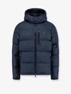 Polo Ralph Lauren Gorham Water-repellent Ripstop Fabric Down Jacket Clothing In Blue