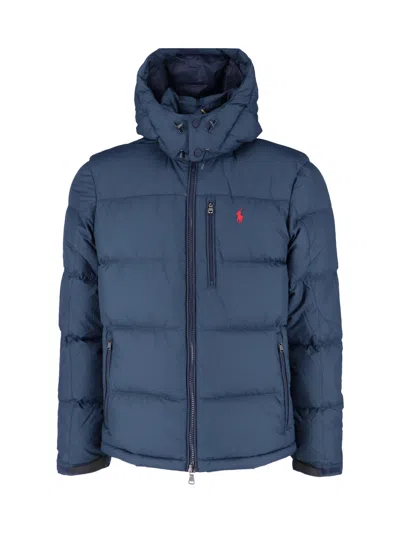 Polo Ralph Lauren Recycled Polyester Zip-front Jacket In Blue