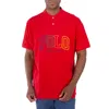 Polo Ralph Lauren Logo-lettering Polo Shirt In Red
