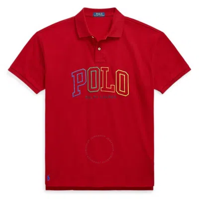 Polo Ralph Lauren Red 20/1 Big Fit Logo Mesh Polo Shirt