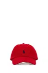 Polo Ralph Lauren Cotton Chino Ball Cap Man Hat Red Size Onesize Cotton