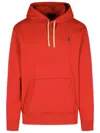 Polo Ralph Lauren Red Cotton Blend Sweatshirt In Red
