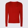 Polo Ralph Lauren Red Cotton Knitwear In Park Avenue Red