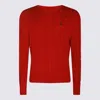 Polo Ralph Lauren Red Cotton Knitwear In Park Avenue Red